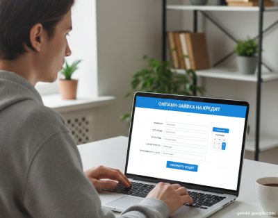 Получение кредита онлайн  